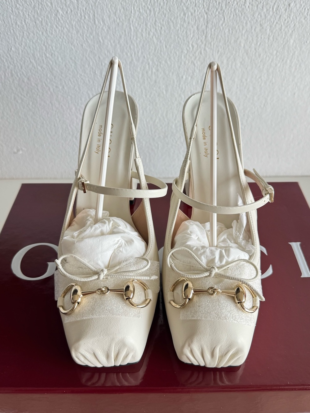 Gucci Horsebit Ballerina Slingback Heels - Picture 7 of 7